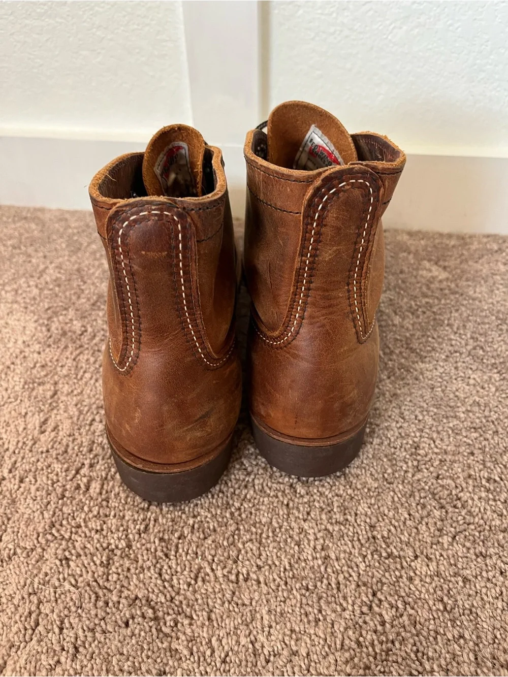 Red Wing Men's 10 Leather Combat Boots